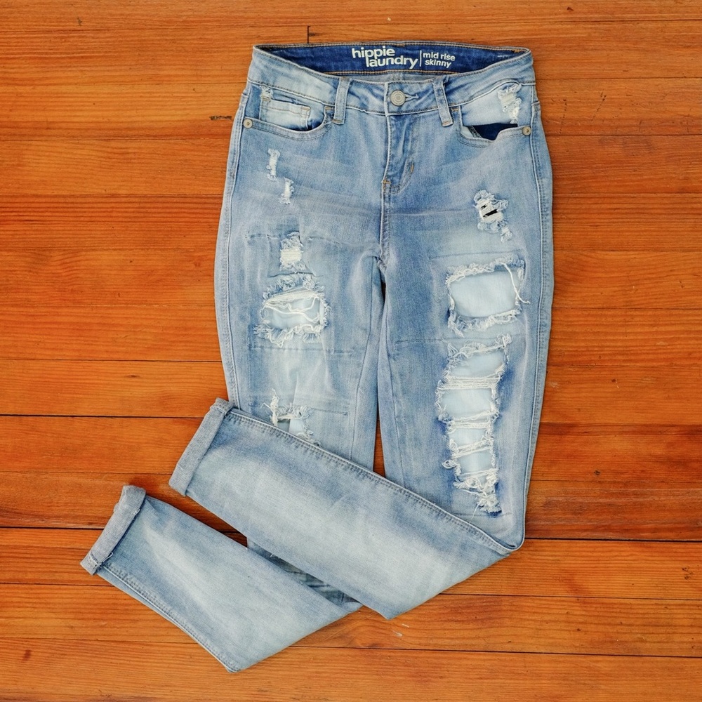 Worn once Hippie Laundry mid rise blue jeans